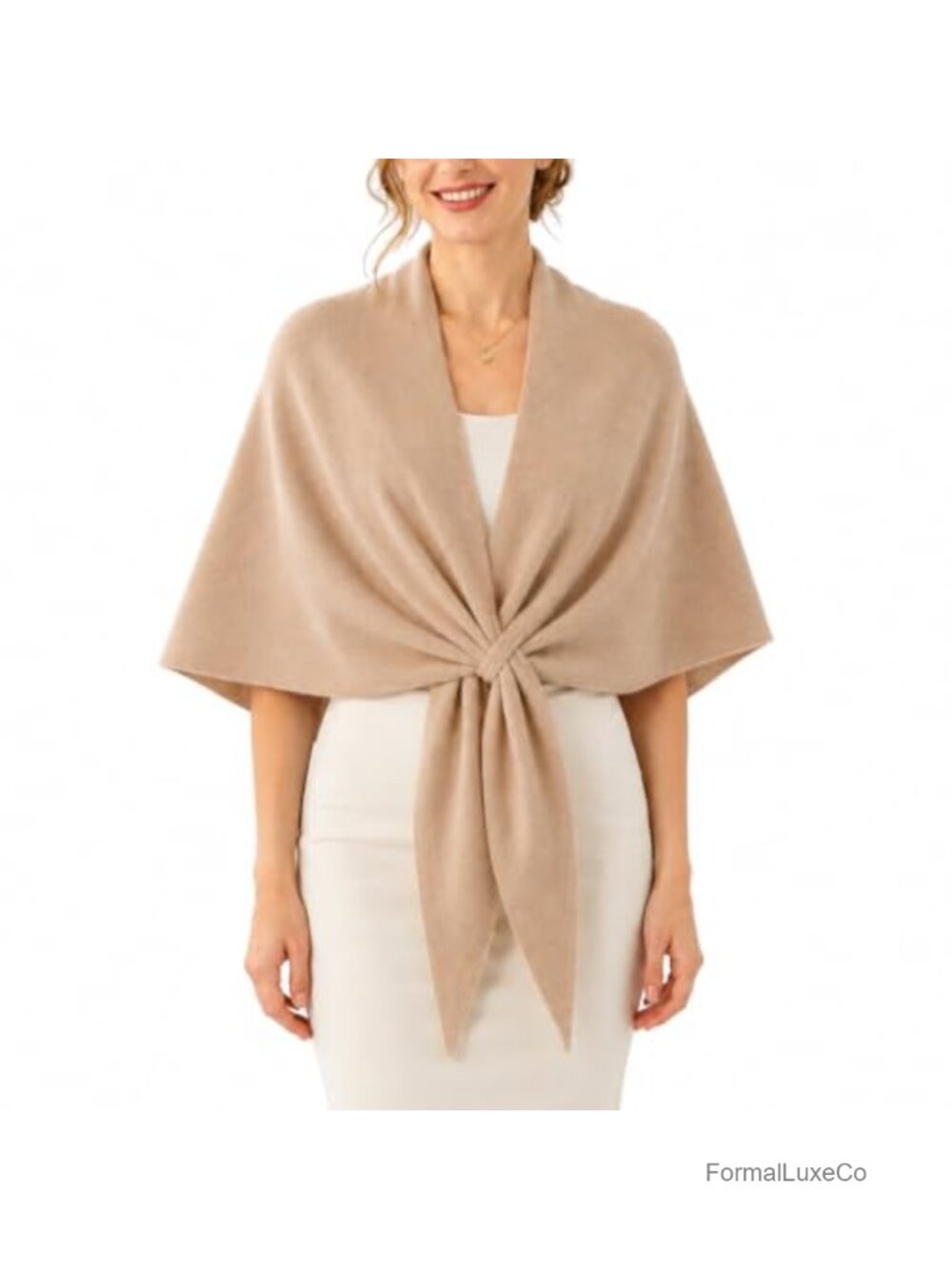 Shawl Wrap Women Cardigan Triangle Cape Knitted Sweater Scarf Travel